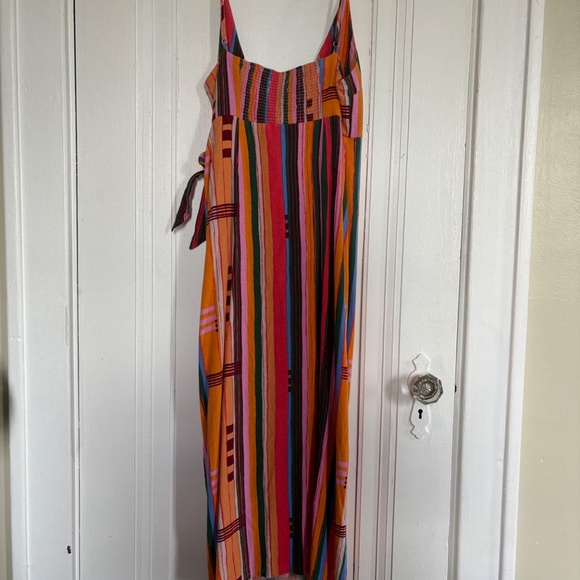 Women’s linen blend wrap dress - Picture 5 of 6